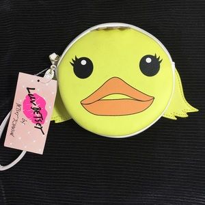 Betsey  Johnson Yellow Duck Coin Purse 🟡